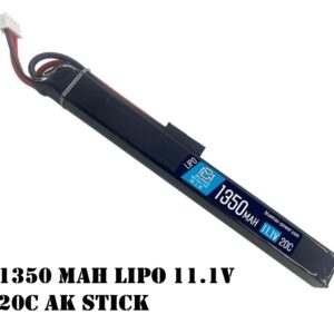 BLUEMAX 1350mAh LiPo 11.1V 20C AK Stick