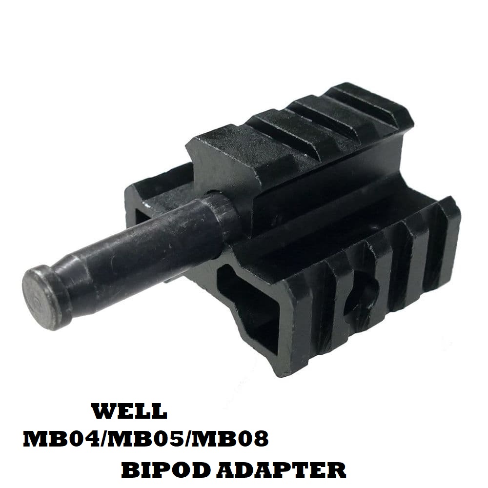 WELL MB04/MB05/MB08 Adattatore per Bipiede - nero