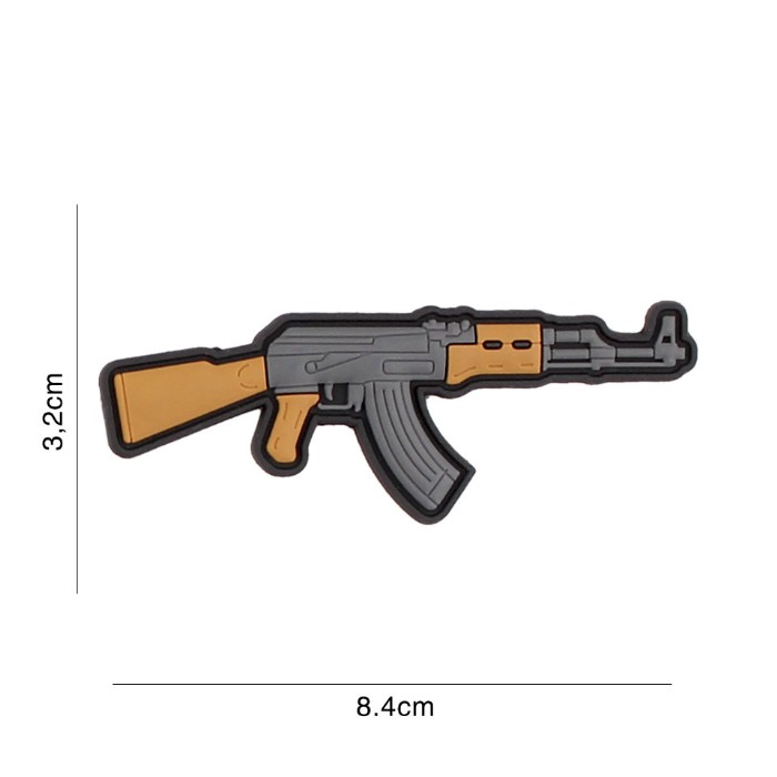RIFLE GUN - PVC patch - con velcro sul retro - immagine 5