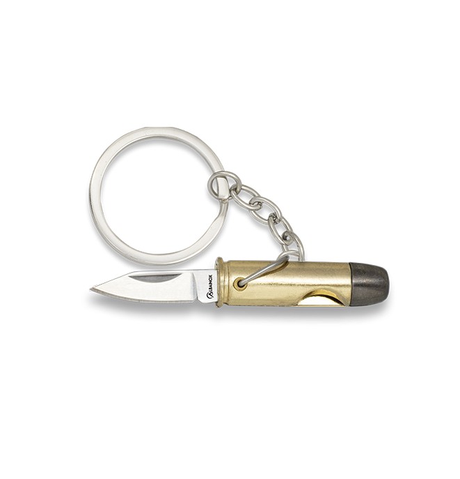Albainox 18641 Key Chain Bullet with mini knife
