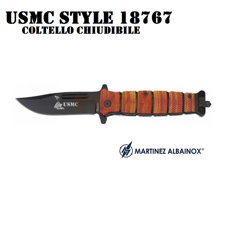 ALBAINOX 18767 USMC STYLE FOLDING KNIFE - Coltello chiudibile