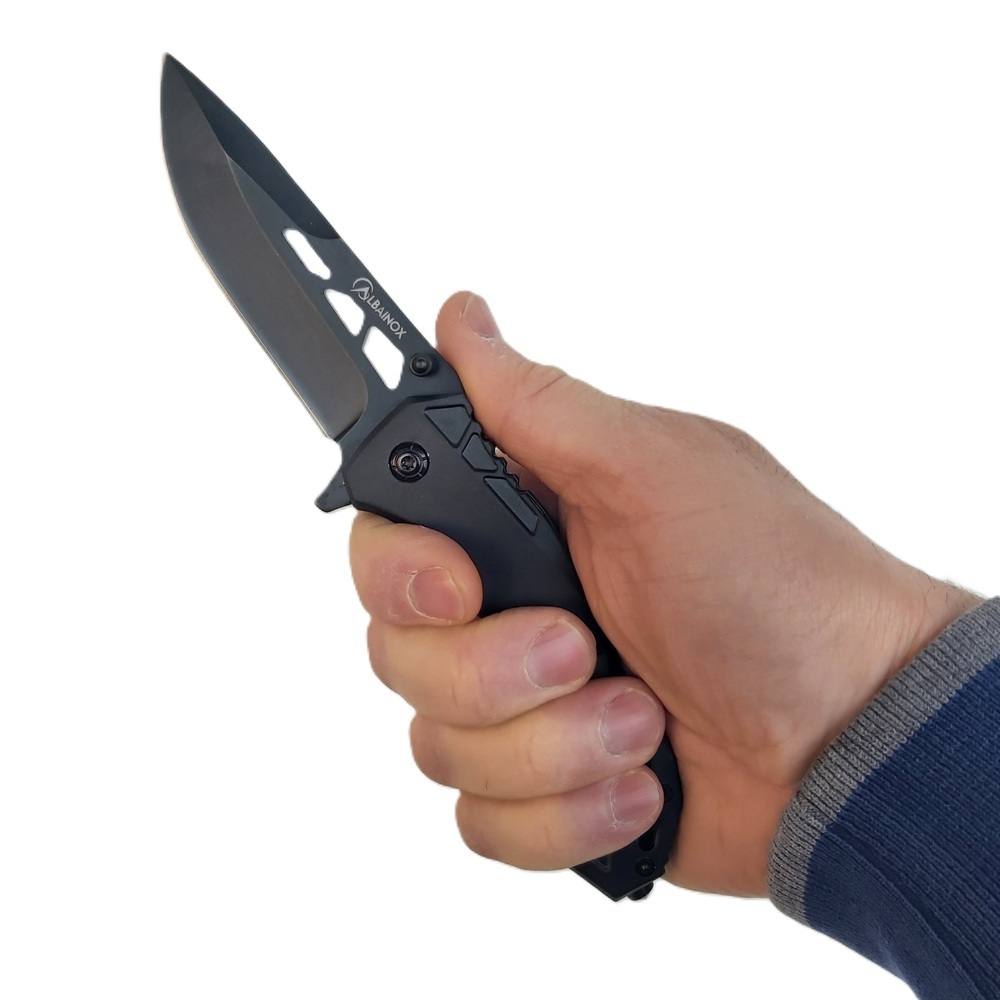 ALBAINOX 19907 BLACK EDC/RESCUE FOLDING KNIFE - Image 2