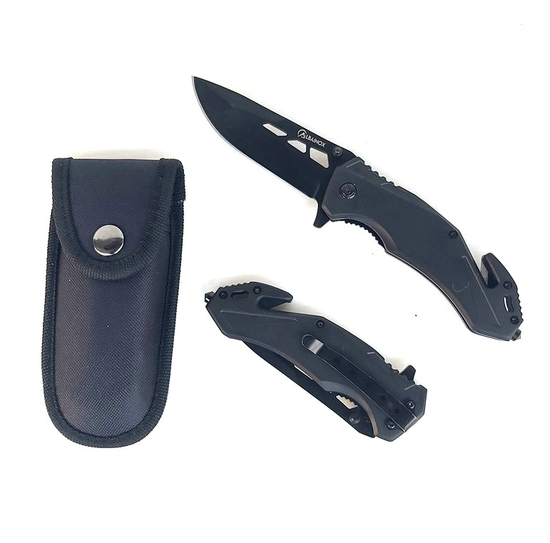 ALBAINOX 19907 BLACK EDC/RESCUE FOLDING KNIFE - Image 4