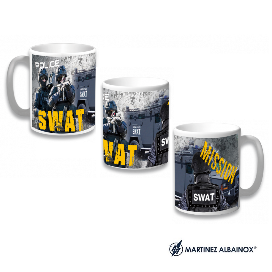 Albainox SWAT Coffe Mug in ceramica (39082)