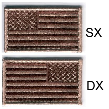 USA flag desert patch
