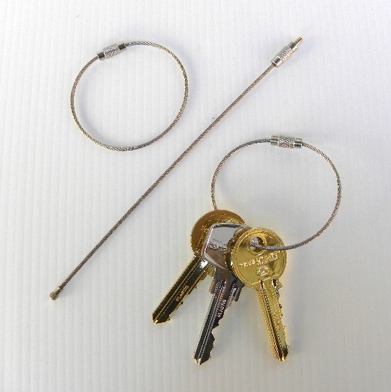 Circle Key chain in acciaio