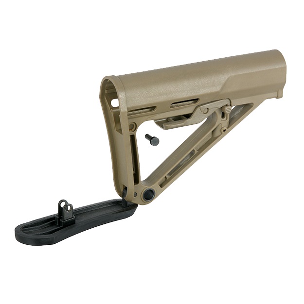 APS RS3 Compact Stock for AR-15/M4 Series - Tan - Image 2
