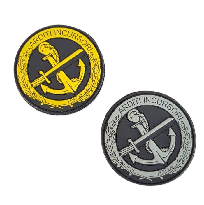 101 INC. " ARDITI INCURSORI " PVC patch con velcro sul retro