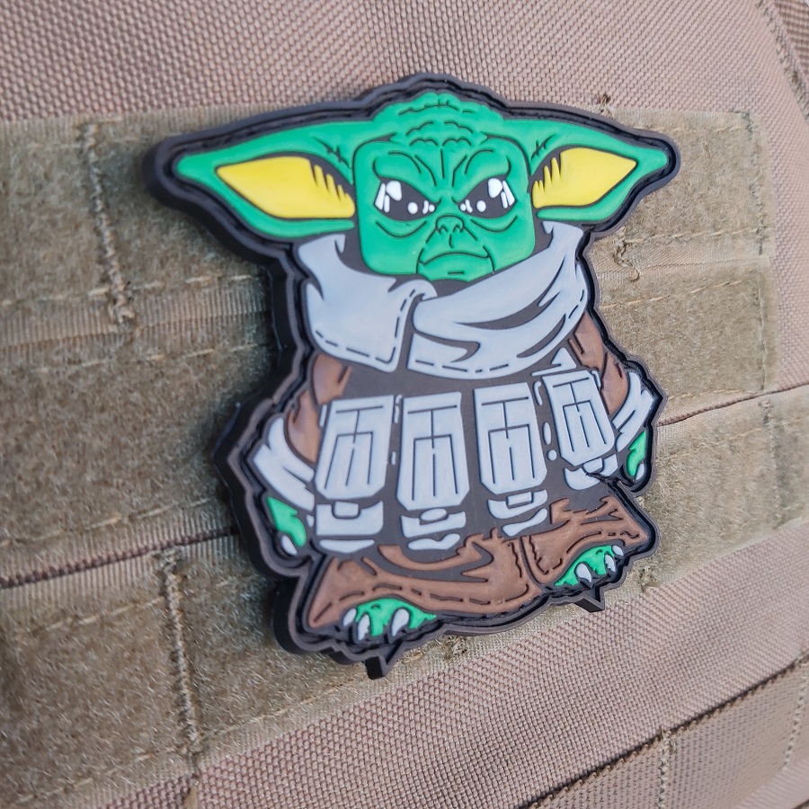 "Baby Yoda Tactical Grogu" PVC PATCH - immagine 2