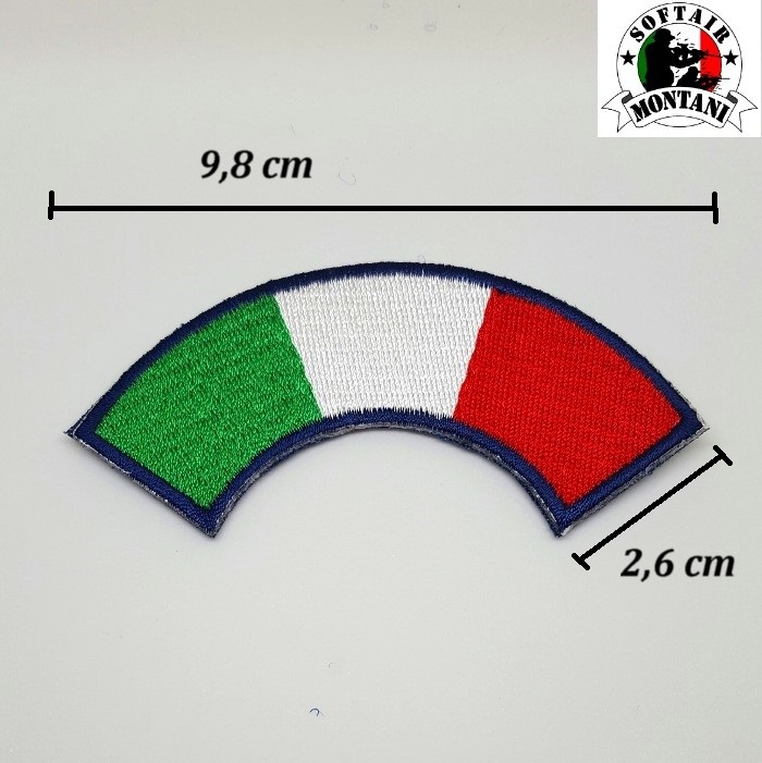 Bandiera Italia ad Archetto grande - con velcro 