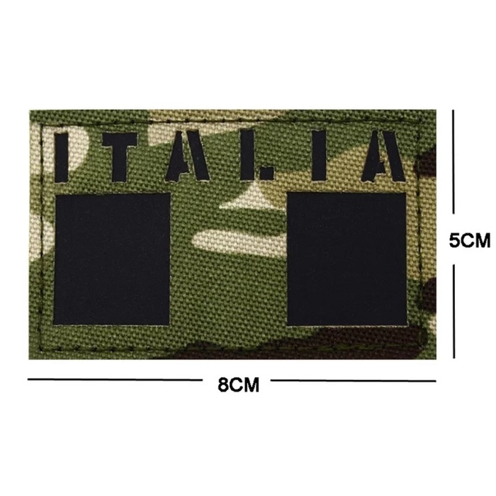 ITALIA FLAG MULTICAM - IR REFLECTIVE - LASER CUT DESIGN