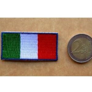 Bandiera Italia mini 5x 2,5cm - con velcro sul retro