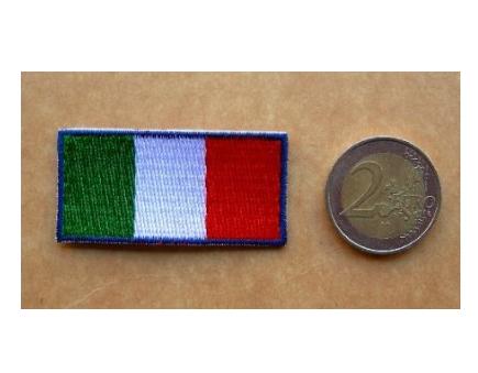 Bandiera Italia mini 5x 2,5cm - con velcro sul retro