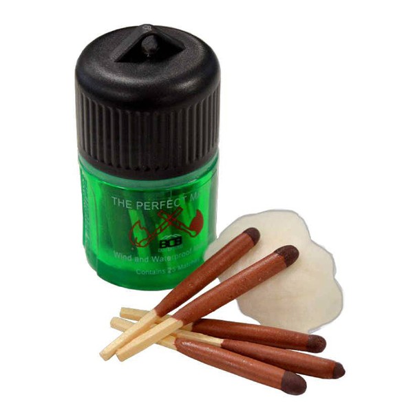 BCB WIND &  WATERPROOF Matches - 25 fiammiferi anti-vento e pioggia