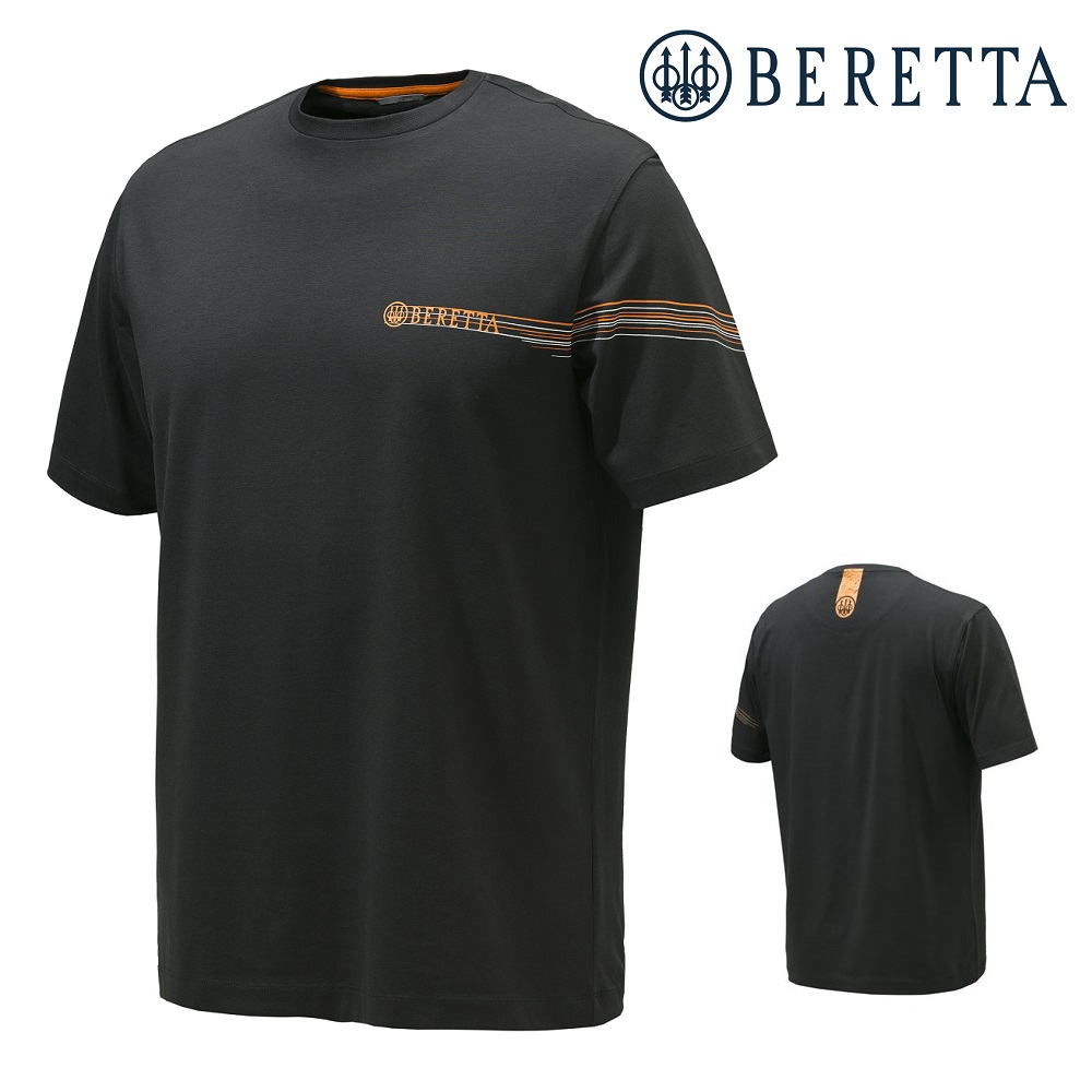 BERETTA LINES T-SHIRT BLACK (TS921)