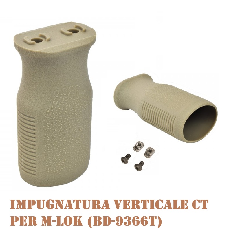 BD IMPUGNATURA VERTICALE CT PER M-LOK (BD-9366T)