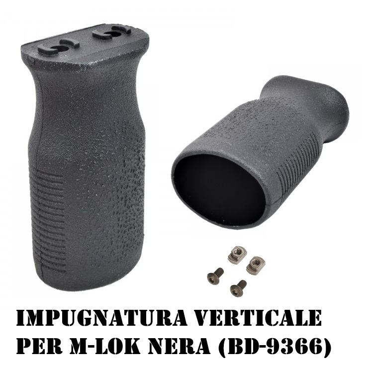 BD IMPUGNATURA VERTICALE BK PER M-LOK (BD-9366T)