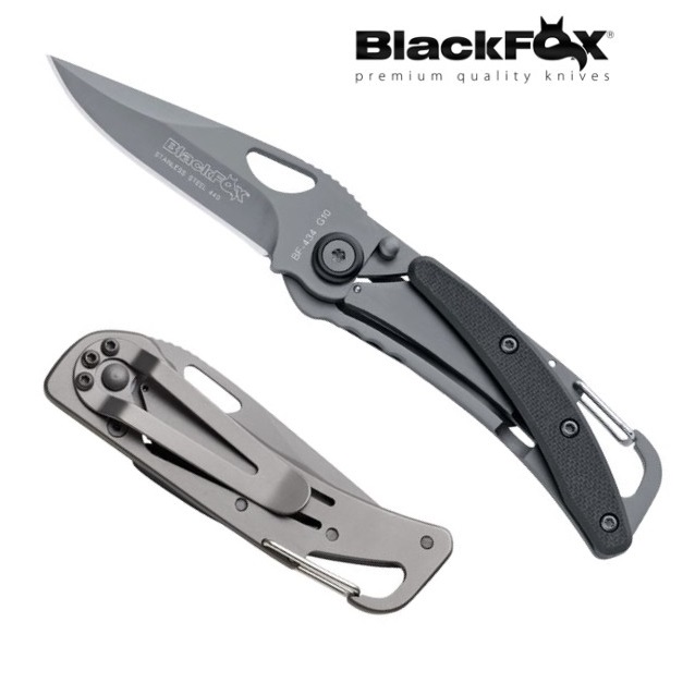 BlackFox Pocket knife G10 - nero( BF-434G10)