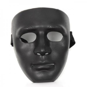 Full Face mask in plastica black