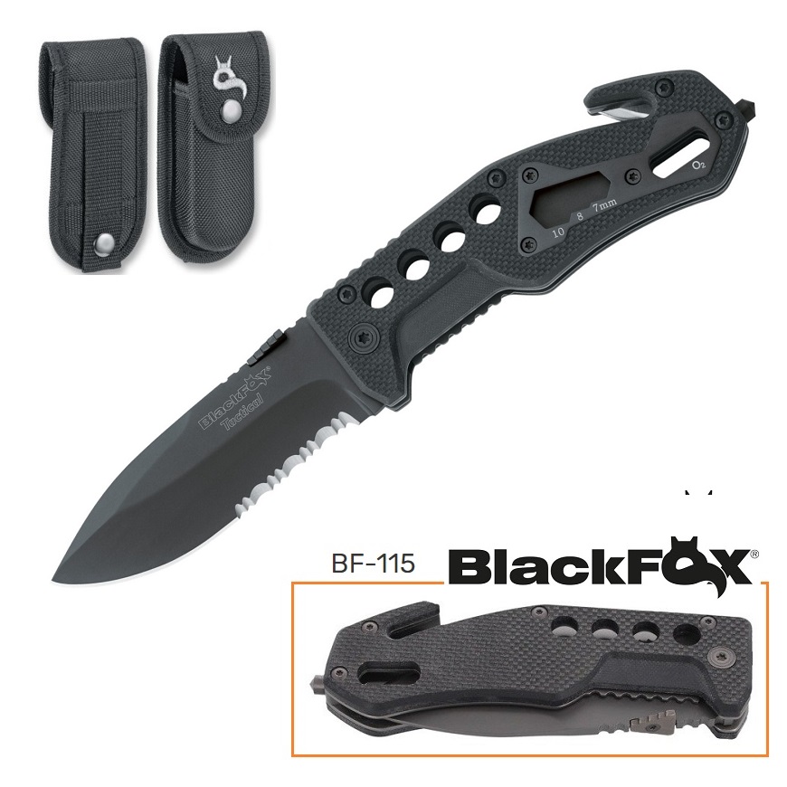 BlackFox Tactical knife Nero BF-115