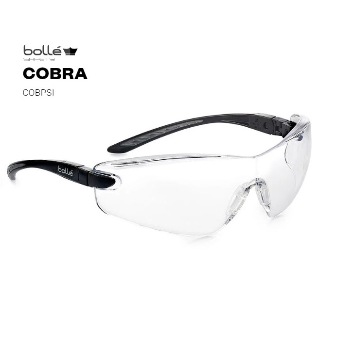 BOLLE' COBRA- Occhiali di sicurezza con lente Trasparente (COBPSI)