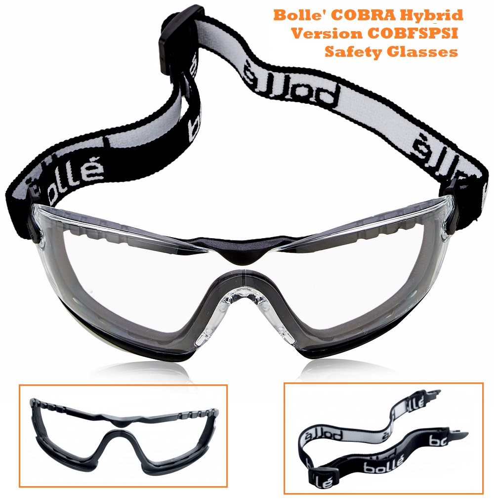 Bolle COBRA Hybrid Safety Glasses (COBFSPSI)