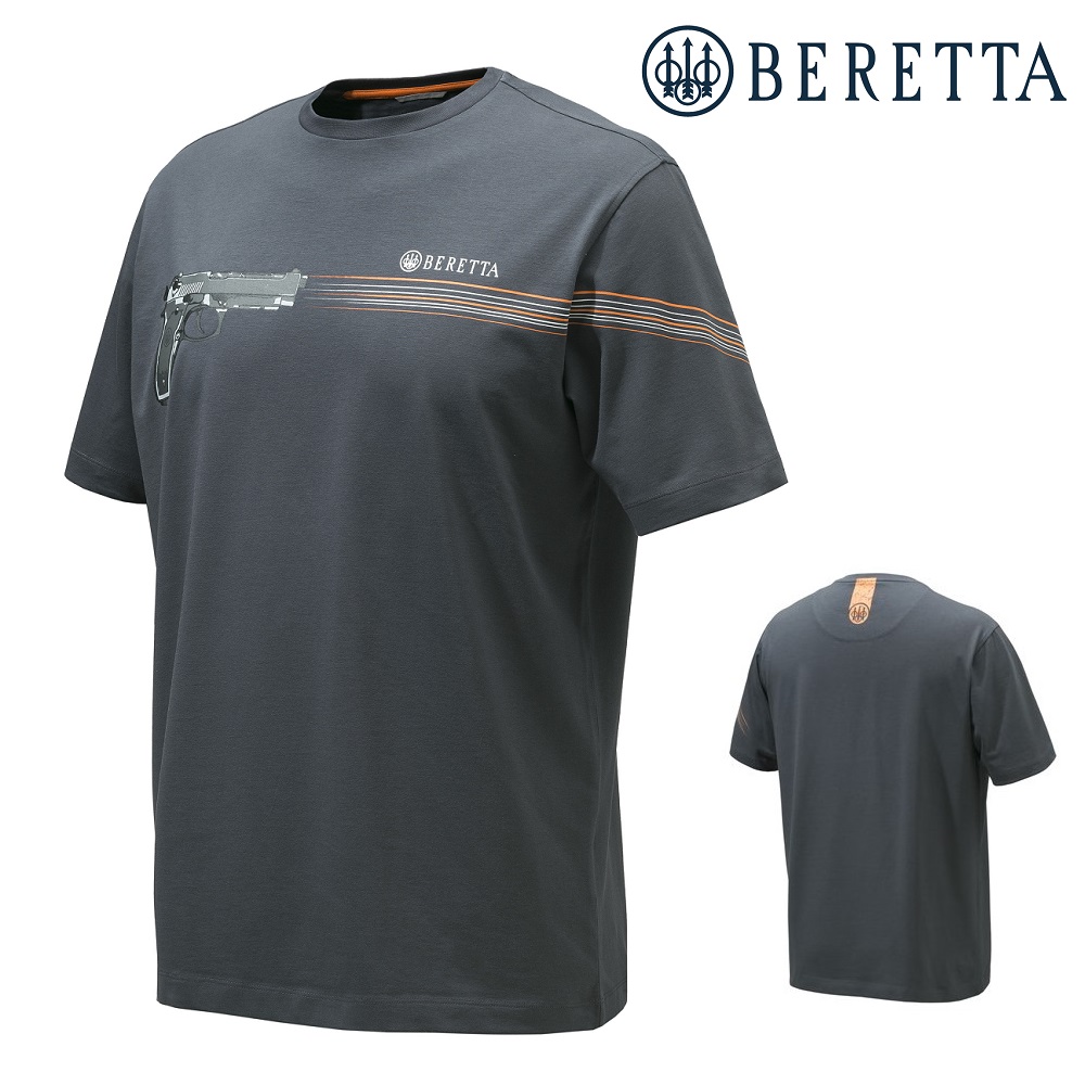 BERETTA 92 t-shirt Ebony (grigio scuro) TS941