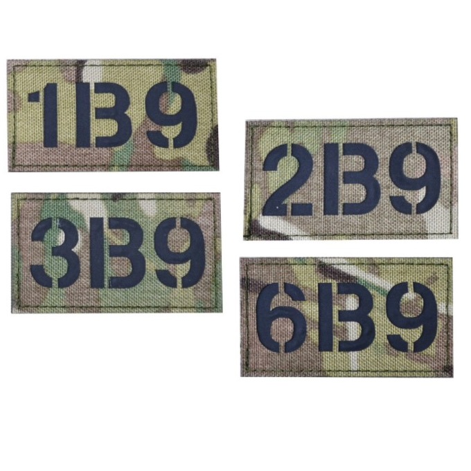 CALL SIGN MULTICAM PATCH- LASER CUT - INFRARED