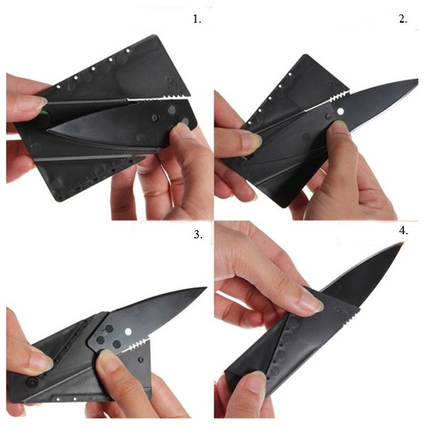 RAM Credit Card Knife Tactical Folding Blade - Image 2