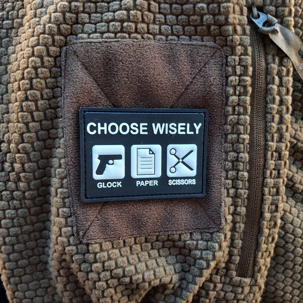 CHOOSE WISELY PVC PATCH - immagine 4