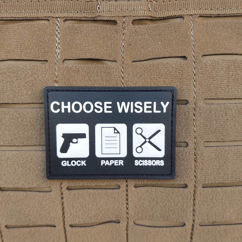 CHOOSE WISELY PVC PATCH - immagine 5