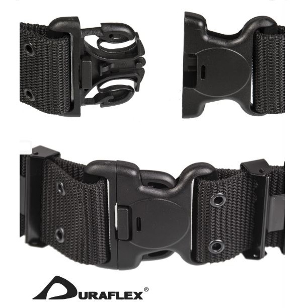 Mil‑Tec Cinturone LC2 Type Nylon · Fibbia Duraflex · Regolabile XS–XL · 5 cm - immagine 3