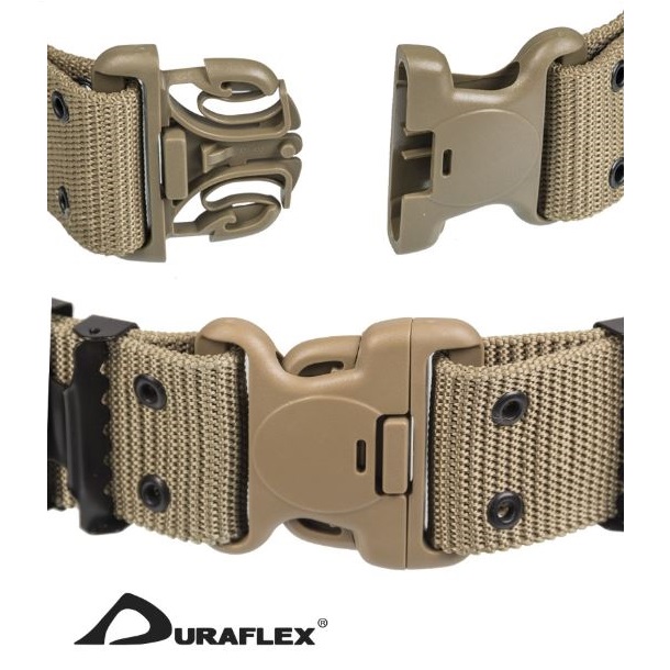 Mil‑Tec Cinturone LC2 Type Nylon · Fibbia Duraflex · Regolabile XS–XL · 5 cm - immagine 2