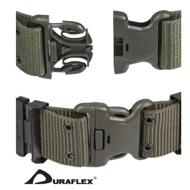 Mil‑Tec Cinturone LC2 Type Nylon · Fibbia Duraflex · Regolabile XS–XL · 5 cm - immagine 4