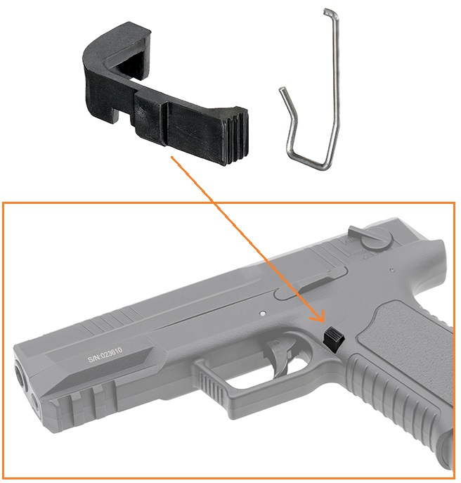 CYMA LEVA SGANCIO CARICATORE PER SERIE GLOCK (CM127)