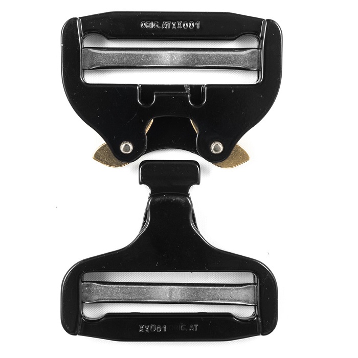 AustriAlpin COBRA PRO STYLE double side release buckle, 50mm, CNC 7075 aluminium - black - Image 3