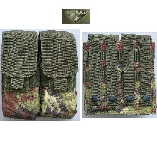 Condor M4 double mag pouch vegetato