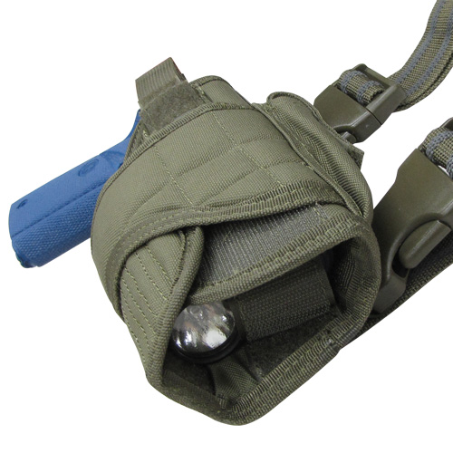 Condor TTLH Tornado · Fondina Cosciale Universale Destra · Wrap‑Around · Verde/Coyote - immagine 4