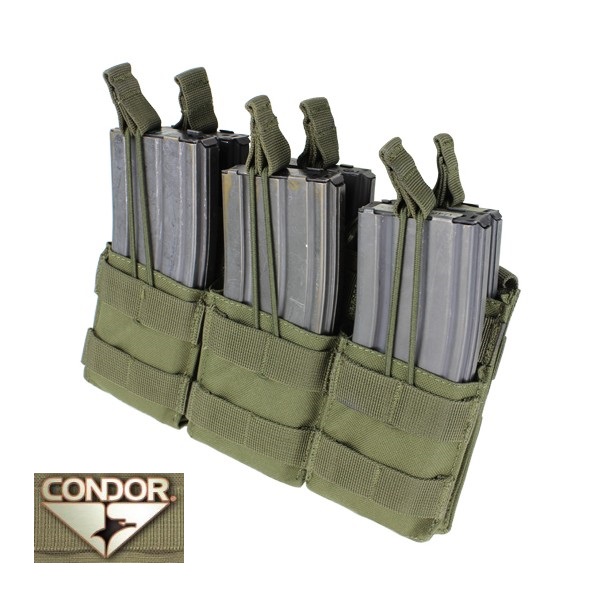 Condor Triplo Stacker Portacaricatore M4 verde oliva (MA44) - immagine 3