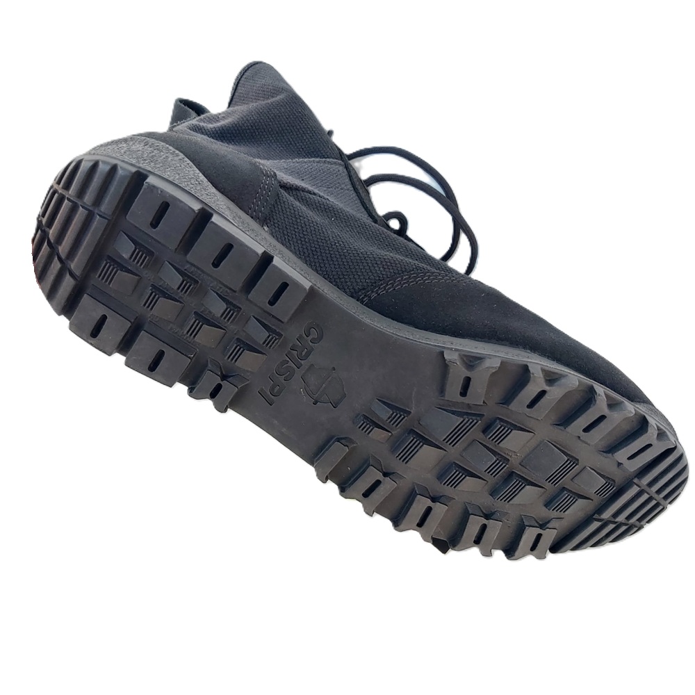 CRISPI Sahara EVO Black · Scarponcino Estivo · Camoscio + Cotone · Suola Antiscivolo · 600 g - immagine 4
