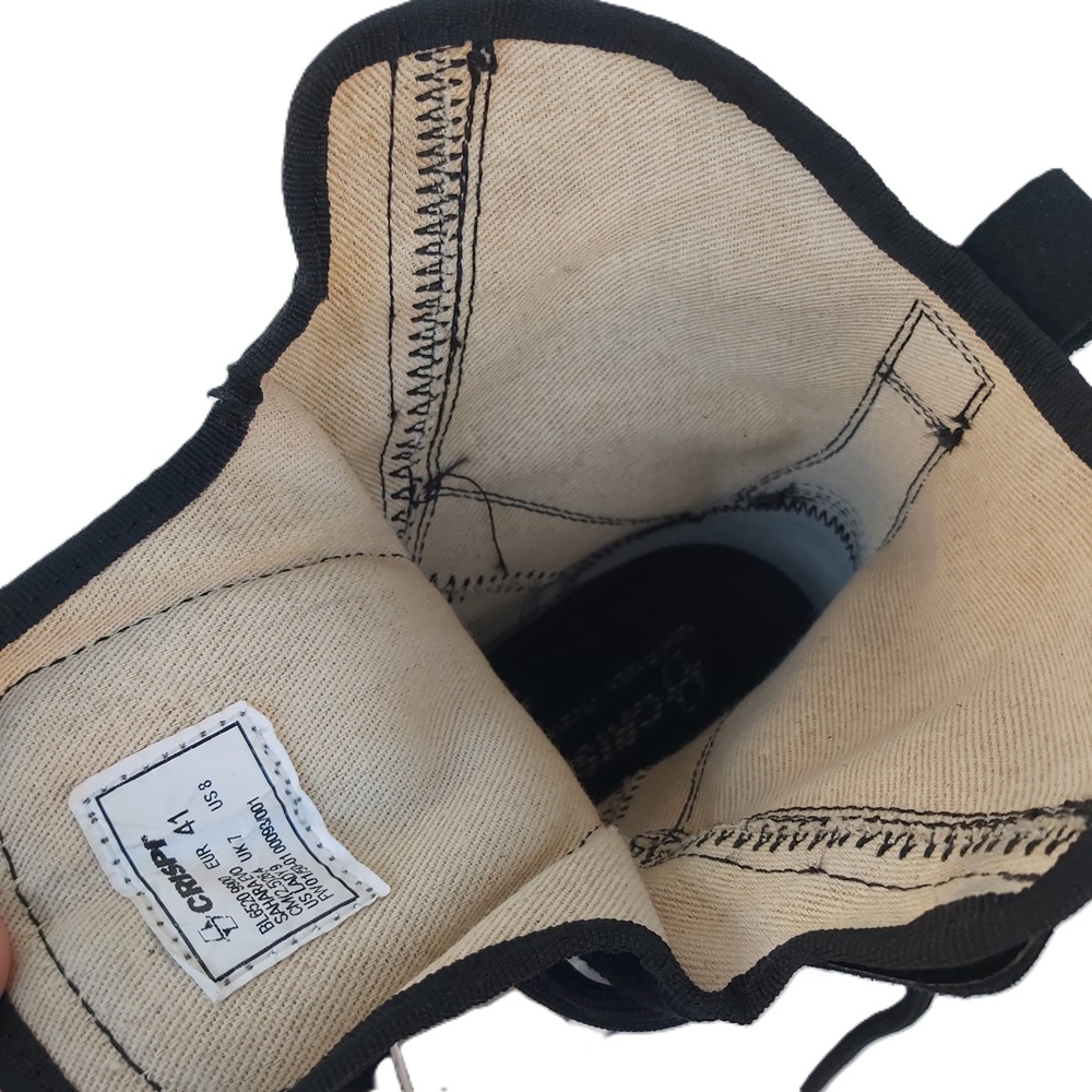 CRISPI Sahara EVO Black · Scarponcino Estivo · Camoscio + Cotone · Suola Antiscivolo · 600 g - immagine 5