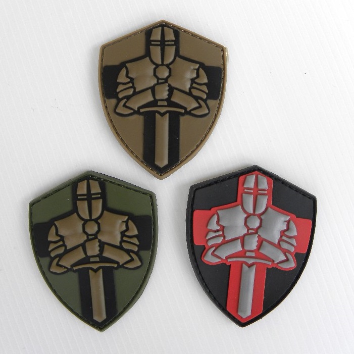Crusader "DEUS VULT" 3D PVC patch