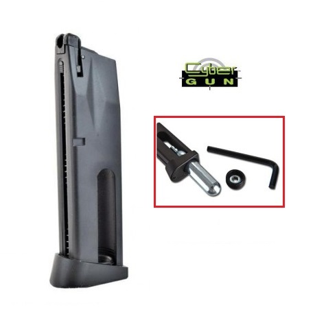 CYBERGUN CARICATORE CO2 Per PT99  - Metallo nero
