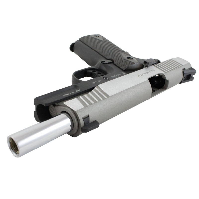 CYBERGUN COLT 1911 DUAL TONE RAIL GUN-Full Metal -CO2 - Image 4