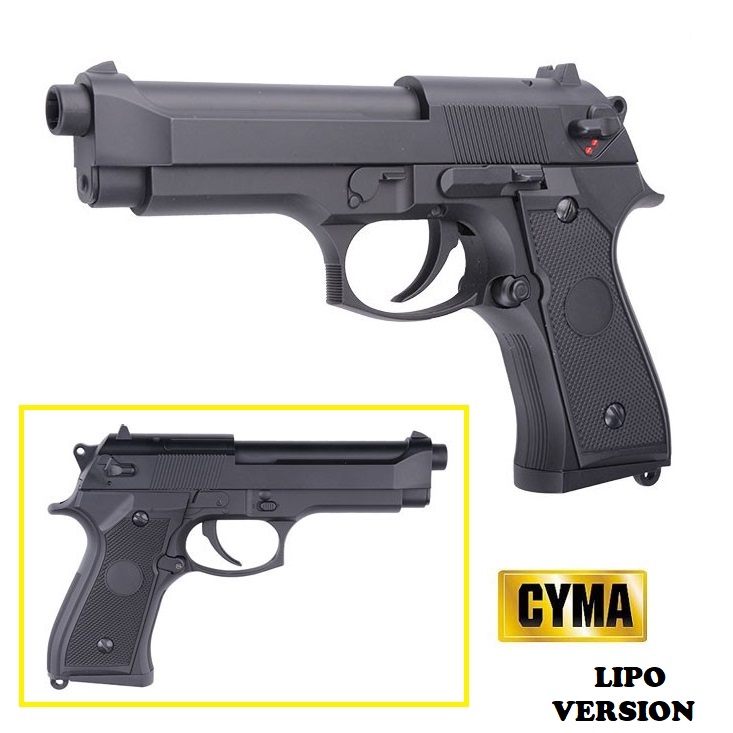 CYMA NEW M92 ELETTRICA CON BATTERIA LIPO (CM.126BK)