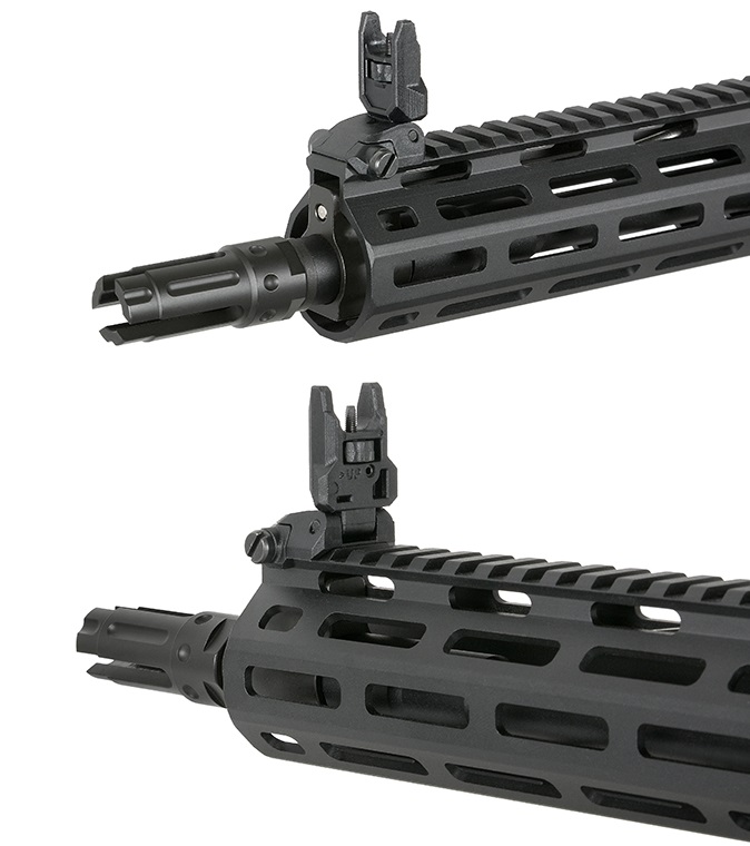 Polymer Folding Sight Set - Black (FBP4021) Coppia tacche di mira flip-up - immagine 3