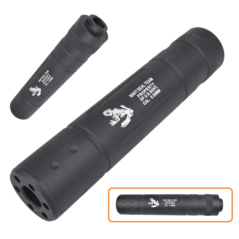 CYMA SEAL TEAM SKULL FROG SILENZIATORE 155MM X 30MM (HY-148A)