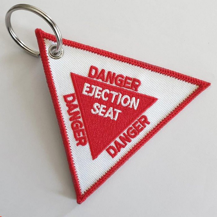DANGER-EJECTION SEAT key chain - portachiavi