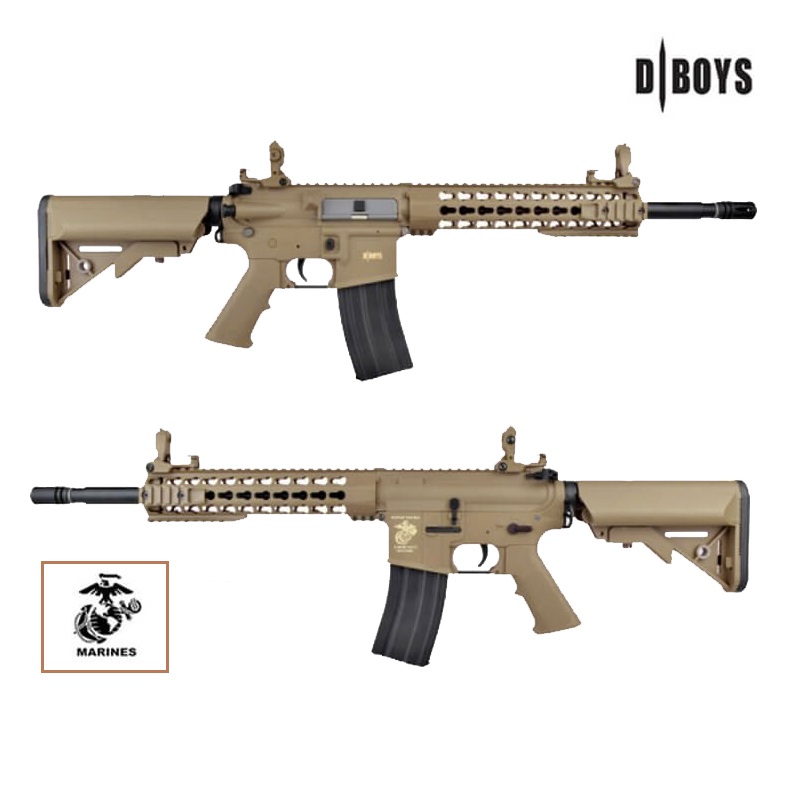 DBOYS 2.0 M4 KEYMOD 10” COMMANDO MARINE DARK EARTH (3381T)