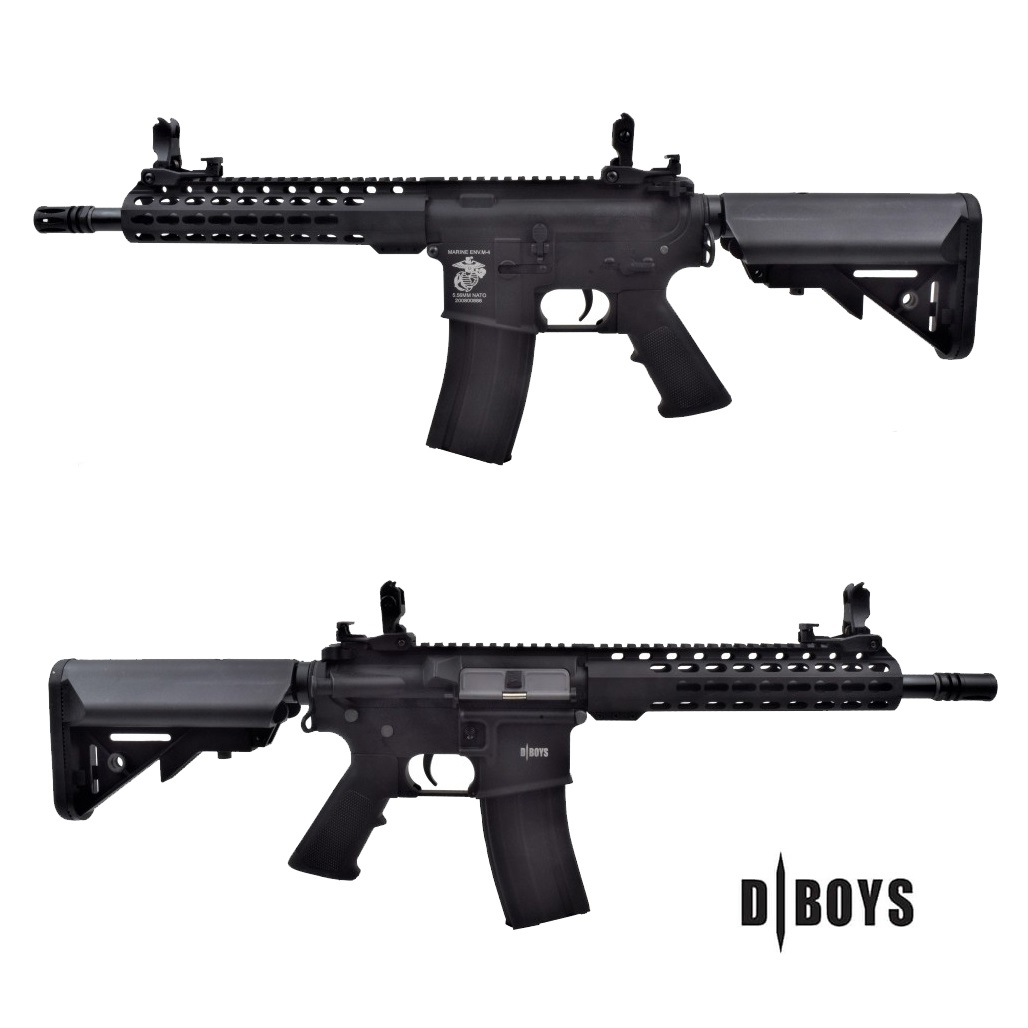 DBOYS M4 KEYMOD METAL VERSION BLACK AEG (3381M)